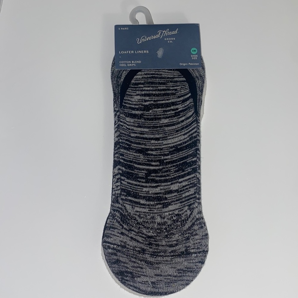 Universal Thread 3 pack women’s loafer liners NWT